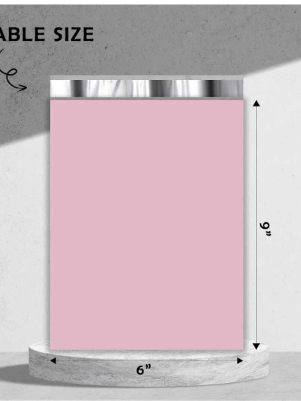 6x9 Pink Polymailers - Set of 25 - Picture 2 of 5